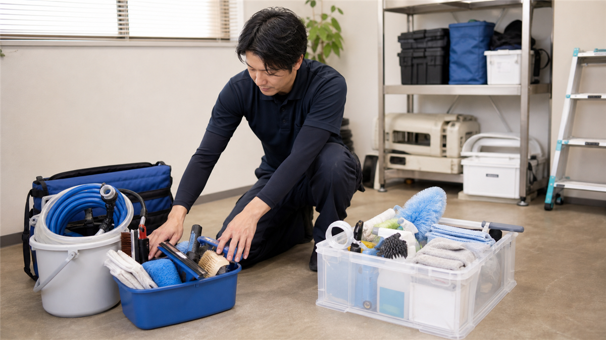 閑散期に扱う関連サービスの道具を整理する個人事業主