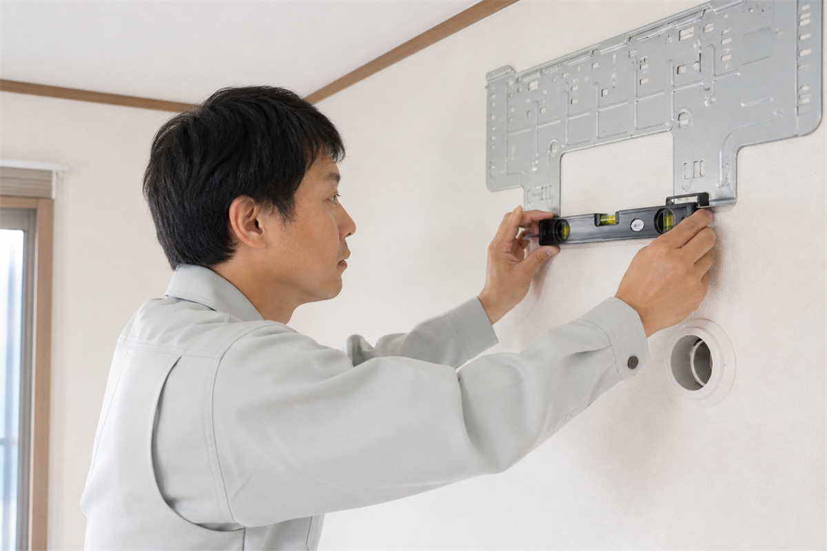 穴位置から排水経路を決める