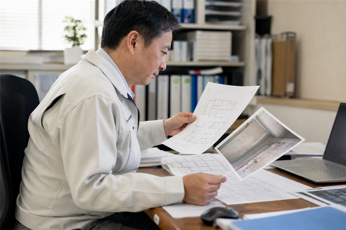 有資格者による書面・目視調査