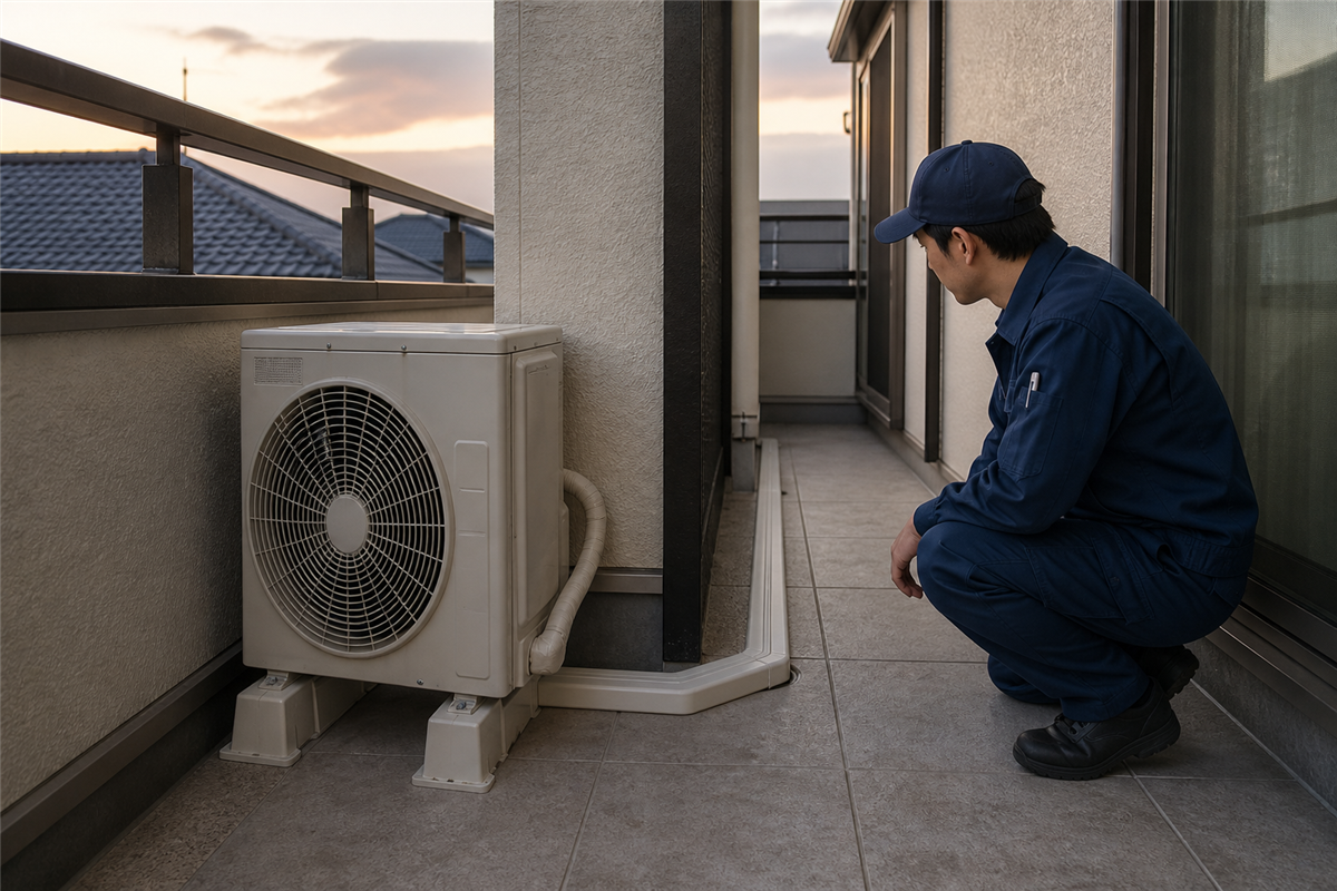 試運転で振動と排水を確認する