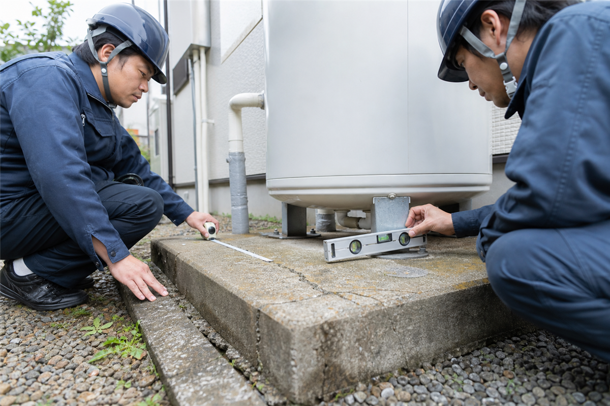 貯湯ユニットの基礎