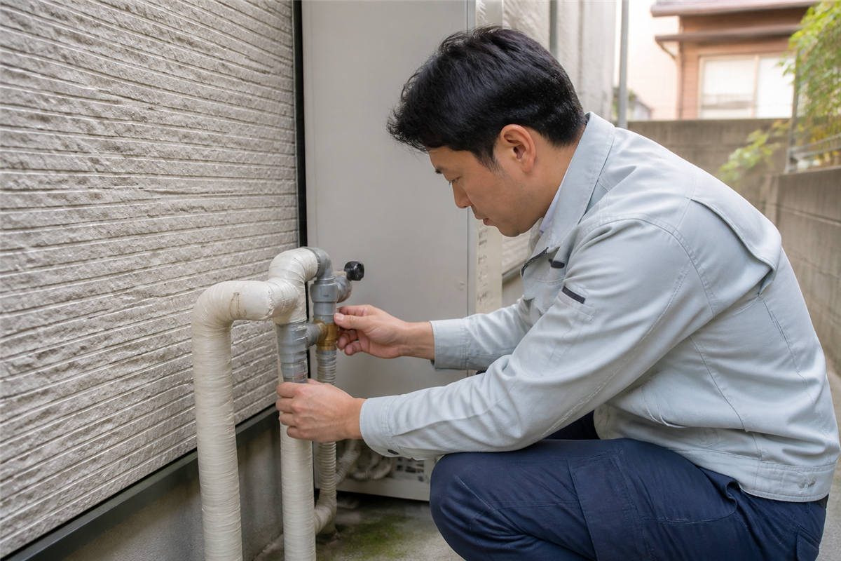 給水装置工事の地域指定を確認する