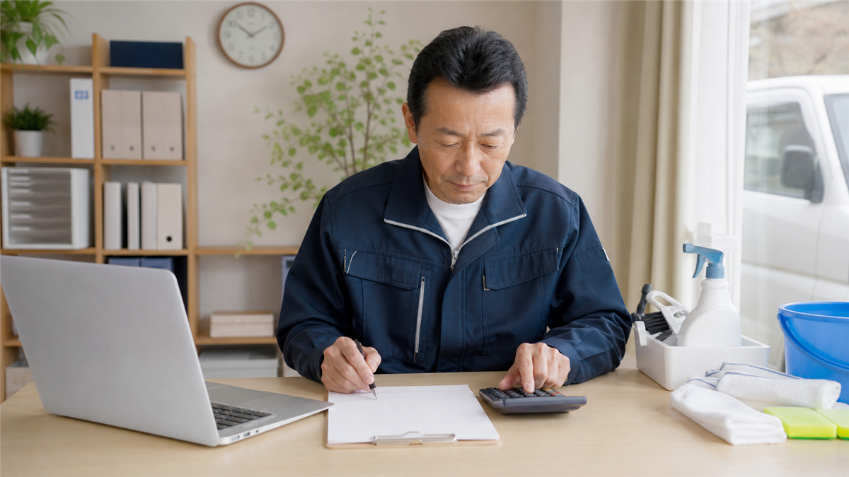 ハウスクリーニングの見積書で確認する見積金額の内訳と支払い条件をそろえる