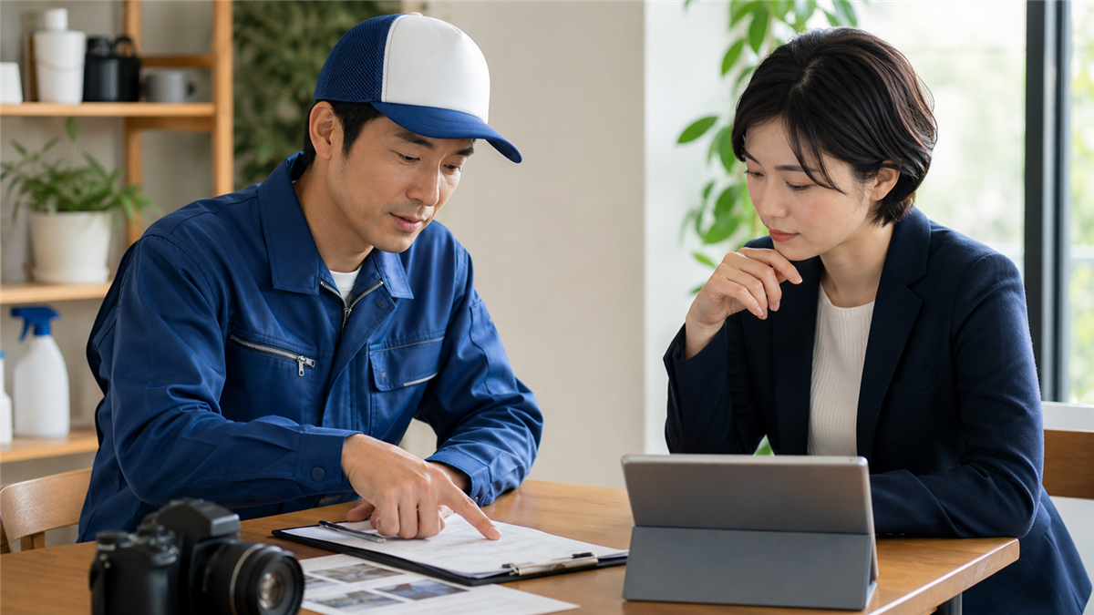 ハウスクリーニングの見積書で確認する協力店案件では元請けとの役割を確認する