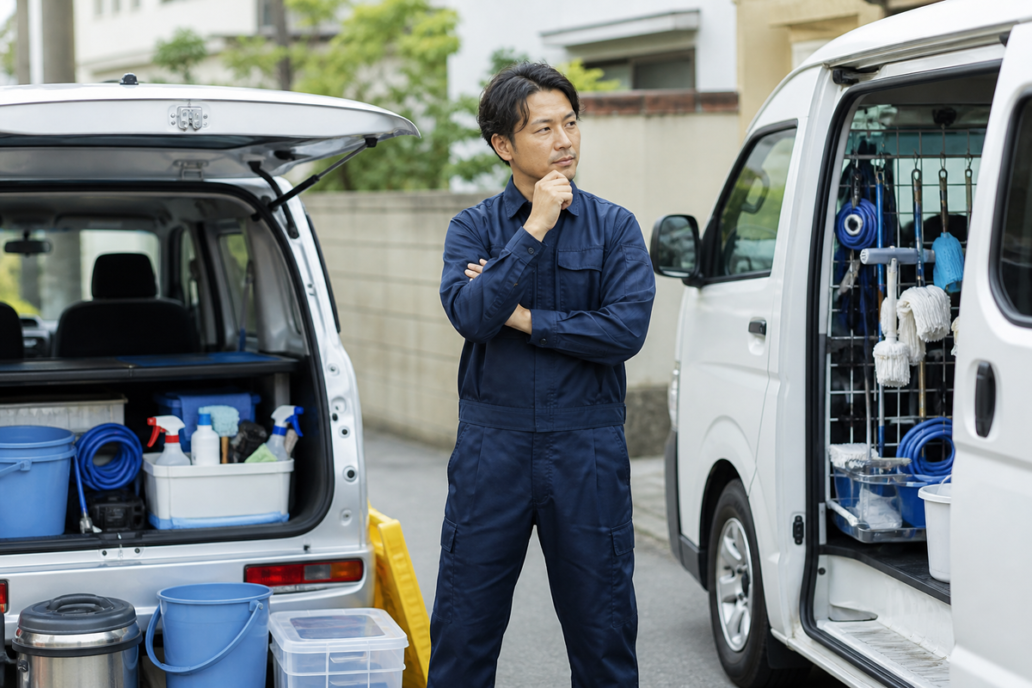 独立後の作業車はどう選ぶ？積載・駐車・維持費の判断