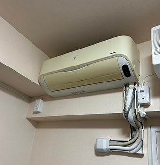 東京都三鷹市でエアコン交換工事を承りました