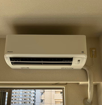 埼玉県坂戸市でエアコン交換工事を承りました