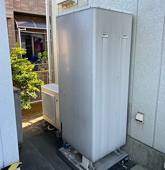 神奈川県相模原市でRinnai給湯器の交換
