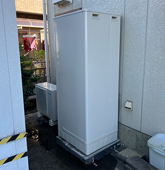 神奈川県相模原市でRinnai給湯器の交換