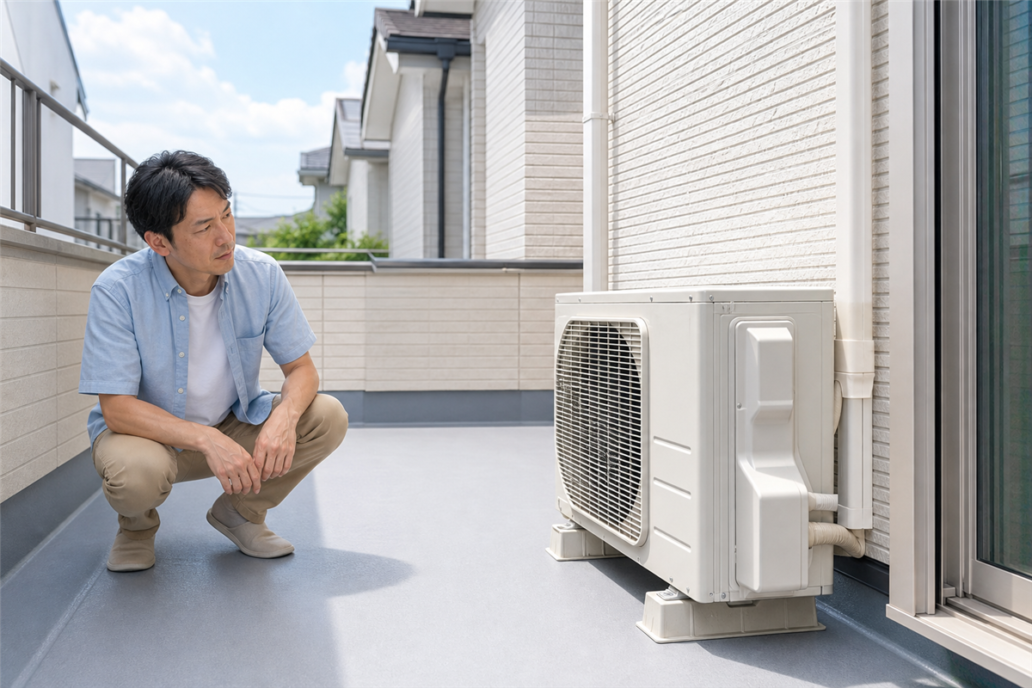 エアコン室外機の周りに物を置いても大丈夫？効率を落とさない整え方
