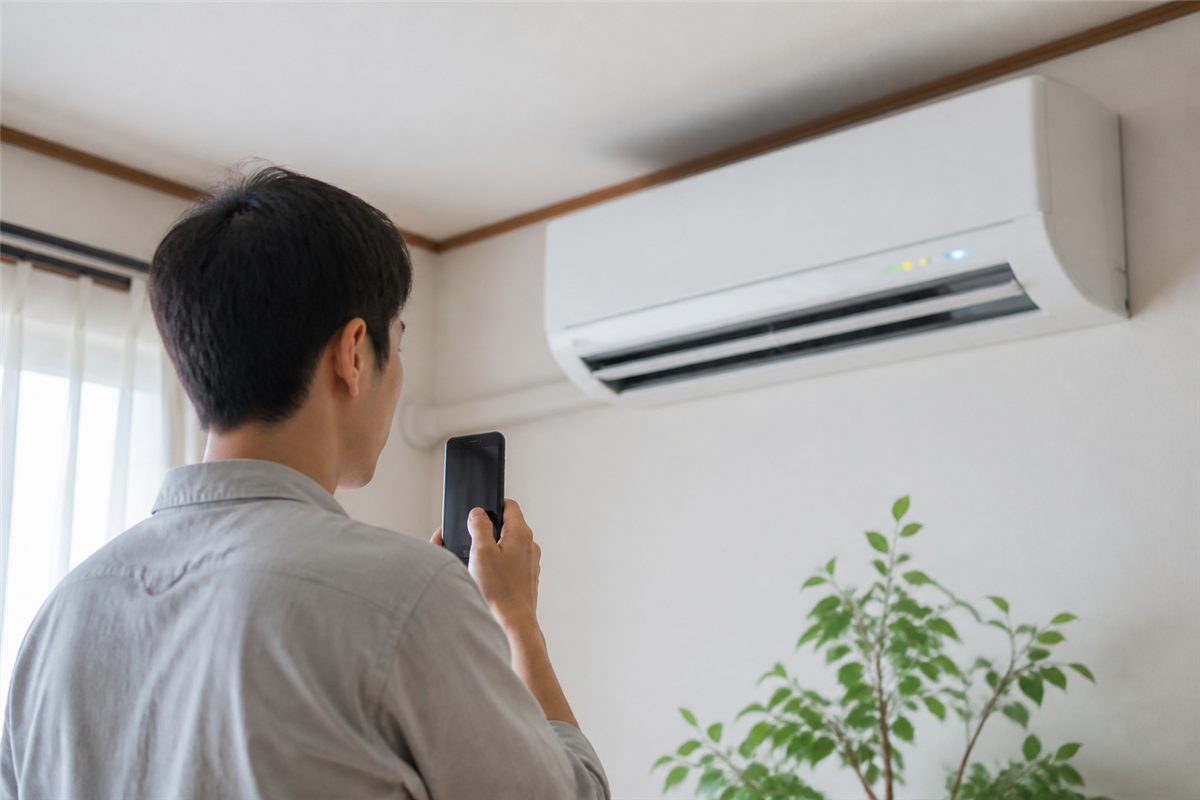 停止直後のランプを見分ける